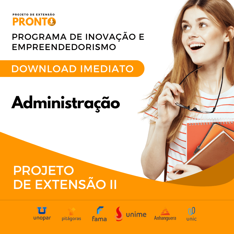 PROJETO DE EXTENSÃO II - Administração projeto pronto